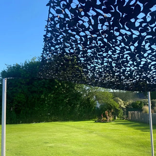 Best Black Camo Netting Sun Shade - Anti-UV Oxford Cloth Mesh - Ideal for Outdoor (Garden Patio or Pool Side)