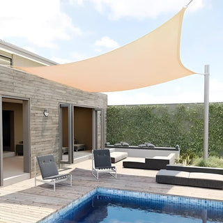 Best Blush Square Sun Shade Sail/Cloth - Waterproof & Anti-UV 200g/sm Polyester - Ideal for Outdoor (Garden Patio Pool