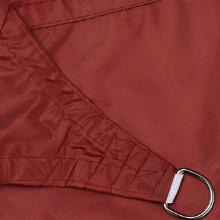 Best Burgundy Triangle Sun Shade Sail/Cloth - Waterproof & Anti-UV 200g/sm Polyester - Ideal for Outdoor (Garden Patio