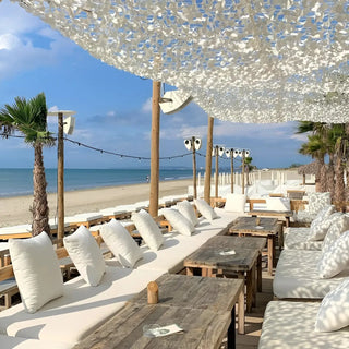 Best White Camo Netting Sun Shade - Anti-UV Oxford Cloth Mesh - Ideal for Outdoor (Garden Patio or Pool Side)