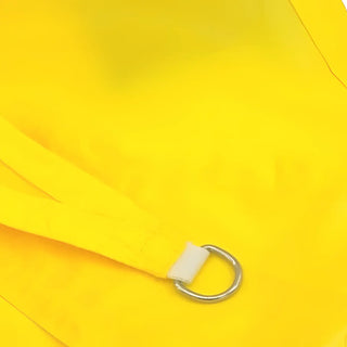 Best Yellow Triangle Sun Shade Sail/Cloth - Waterproof & Anti-UV 200g/sm Polyester - Ideal for Outdoor (Garden Patio