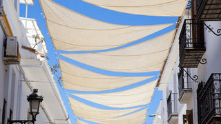 How to attach shade sail to house