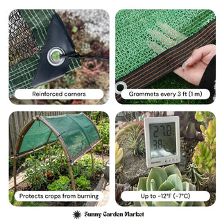 Shade Cloth For Roses 40% Shade Cloth for Plants, Garden and Greenhouse – Sunny Garden Market