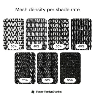 50% Shade Cloth | Reinforced Shade Cloth with Grommets