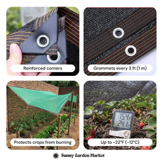 70% Shade Cloth | Reinforced Cloth for Shade-Loving Plants