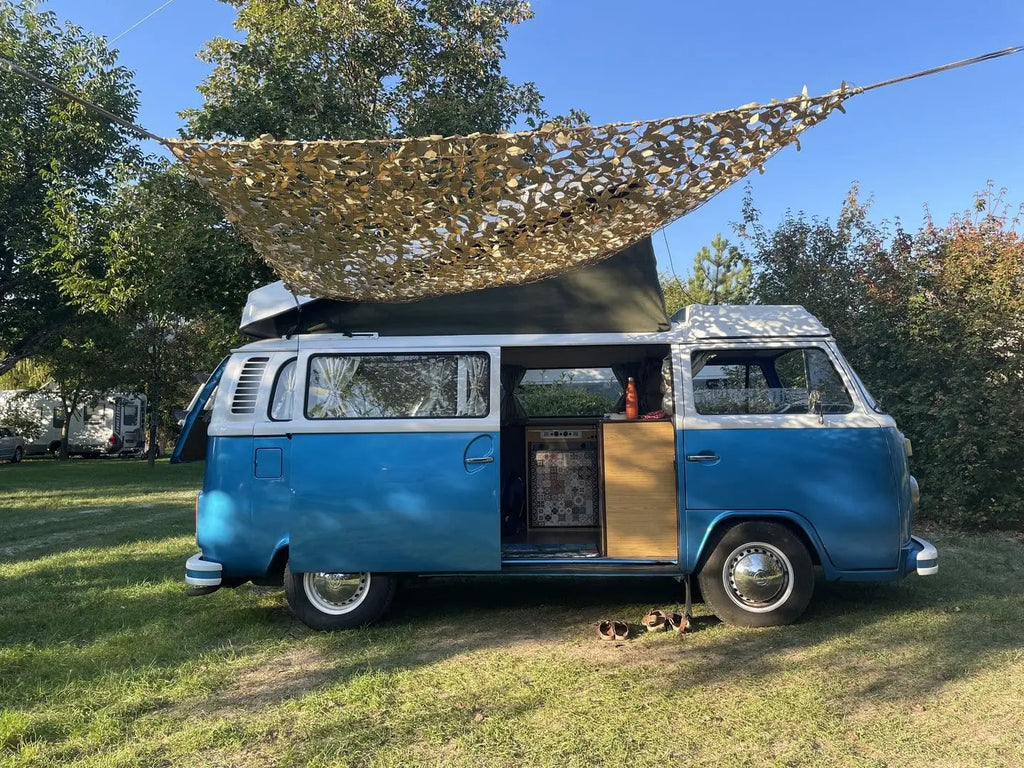 Desert Camo Netting Sun Shelter
