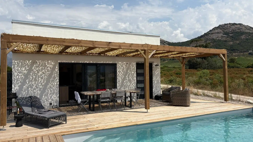 Desert Camo Netting Sun Shelter