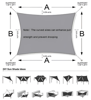 Coconut Fiber Shade Sail | Sunny Garden Market