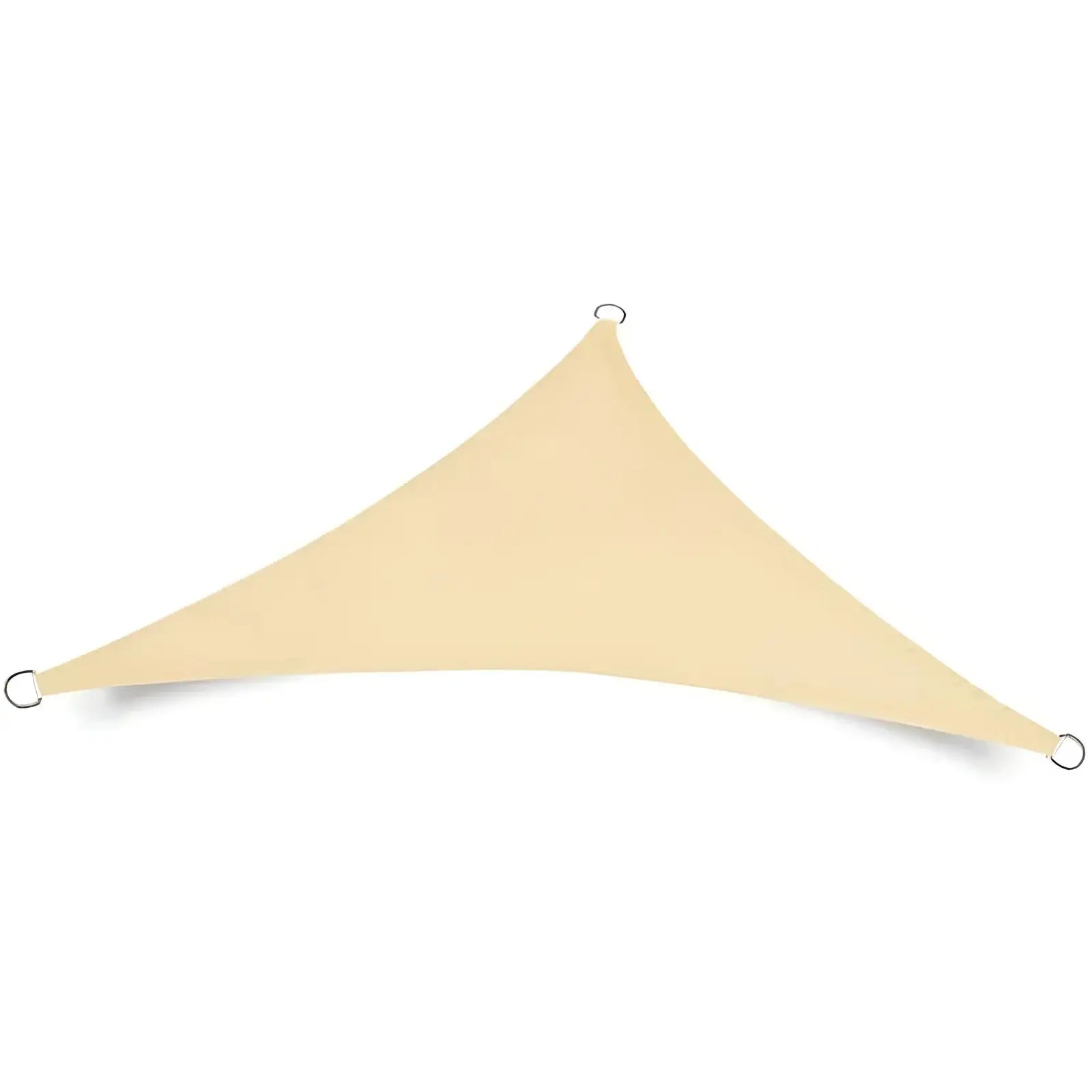 Custom Size Beige Triangle Waterproof Sun Shade Sail – UV Protection For Garden, Patio, Yard (TANG)