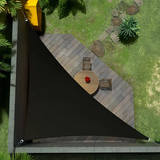 Waterproof Durable Black Triangle Shade Sail for Patio