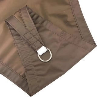 Decorative Brown Square Shade Sail with UV-Resistant Fabric