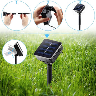 Cherry Blossom LED Solar String Lights - Waterproof and weather-resistant - Ideal for Outdoor (Garden Patio Porch)