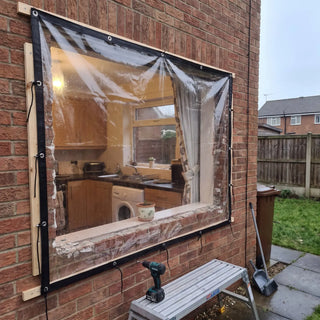 Clear Plastic Tarp | Waterproof and Lightweight Plastic Tarpaulin