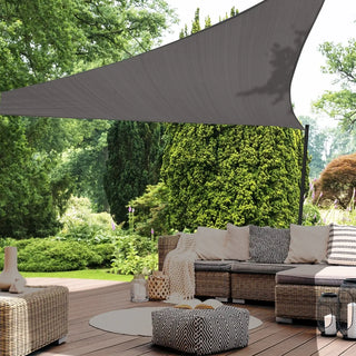 Waterproof Decorative Dark Gray Triangle Shade Sail