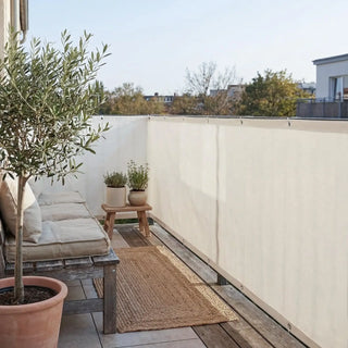 Gray Balcony Privacy Screen - Keep Your Space Private