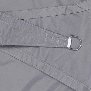 Best Grey Rectangle Sun Shade Sail/Cloth - Waterproof & Anti-UV 200g/sm Polyester - Ideal for Outdoor (Garden Patio
