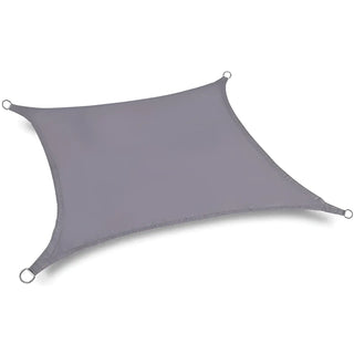 Heavy-Duty UV-Resistant Gray Rectangle Shade Sail