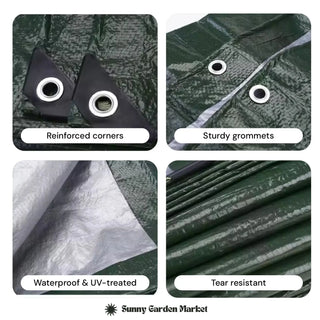 All-Purpose Waterproof Poly Tarp | Green