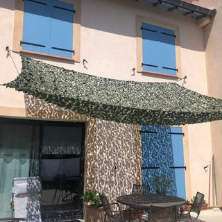 Best Jungle Green Camo Netting Sun Shade Anti UV Oxford Cloth Mesh Ideal for Outdoor (Garden Patio or Pool Side)