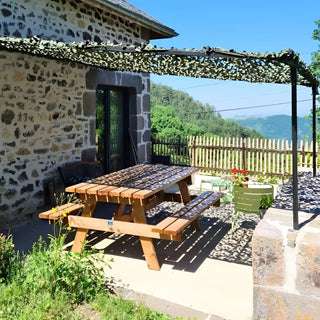 Green Camo Netting | 420D Reinforced Camo Shade Netting