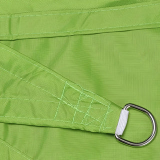 Green Square Shade Sail Canopy for Deck Patio Garden