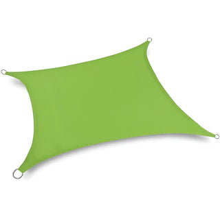 Green Square Shade Sail Canopy for Deck Patio Garden