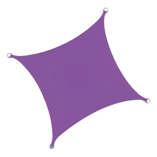 Premium Purple Square Shade Sail for Outdoor