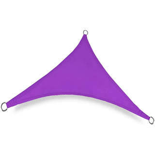 UV-Resistant Waterproof Purple Triangle Sun Shade Sail