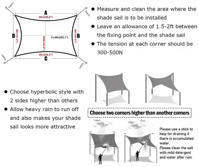 Best Purple Triangle Sun Shade Sail/Cloth - Waterproof & Anti-UV 200g/sm Polyester - Ideal for Outdoor (Garden Patio