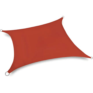 Premium Red Square Sun Shade Sail with 98% Shade Coverage