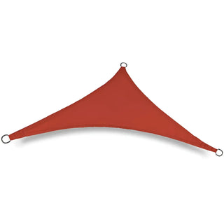 Premium Red Triangle Shade Sail for Deck Patio Garden