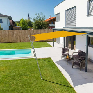 Waterproof UV-Resistant Saffron Yellow Square Shade Sail
