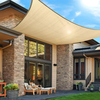 Premium Waterproof Sand Rectangle Shade Sail for Outdoor