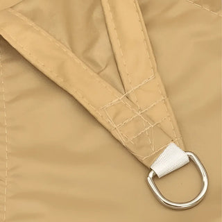 Premium Sand Triangle Sun Shade Sail with 98% Shade Coverage