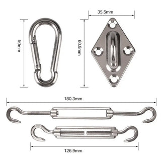 Shade Sail Hardware Kit | Shade Sail Hardware