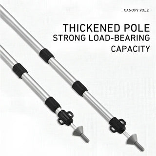 Adjustable Shade Sail Poles for Tarps & Canopies