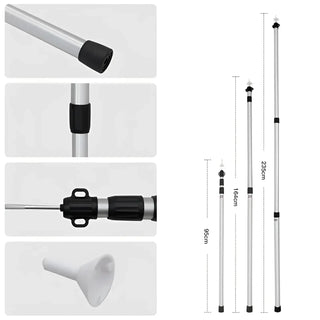 Adjustable Shade Sail Poles for Tarps & Canopies