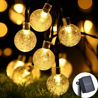 Best LED Solar Festoon Lights - Waterproof and weather-resistant - Ideal for Outdoor (Garden Patio Porch)