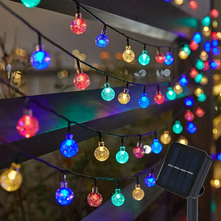 Best LED Solar Festoon Lights - Waterproof and weather-resistant - Ideal for Outdoor (Garden Patio Porch)