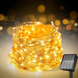 Best LED Solar Outdoor String Lights - Waterproof and weather-resistant - Ideal for Outdoor (Garden Patio Porch)