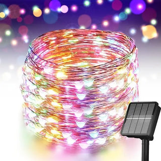 Best LED Solar Outdoor String Lights - Waterproof and weather-resistant - Ideal for Outdoor (Garden Patio Porch)
