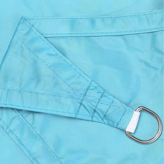 Waterproof UV-Resistant Turquoise Triangle Shade Sail