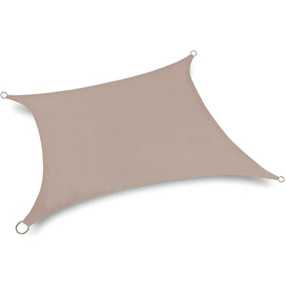 Waterproof UV-Resistant Warm Gray Rectangle Shade Sail
