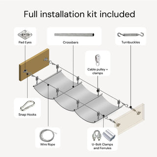 Waterproof Retractable Pergola Canopy - Wave Shade Sail