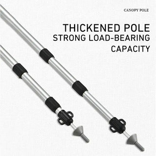 Adjustable Shade Sail Poles for Tarps & Canopies