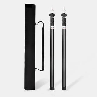 Adjustable Shade Sail Poles for Tarps & Canopies