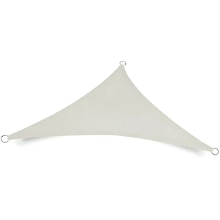 White Triangle Shade Sail Canopy with 98% UV Coverage
