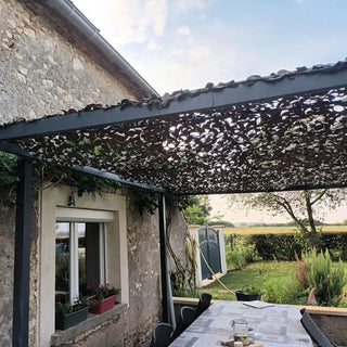 Best Woodland Green Camo Netting Sun Shelter - Anti-UV Oxford Cloth Mesh - Ideal for Outdoor (Garden Patio or Pool